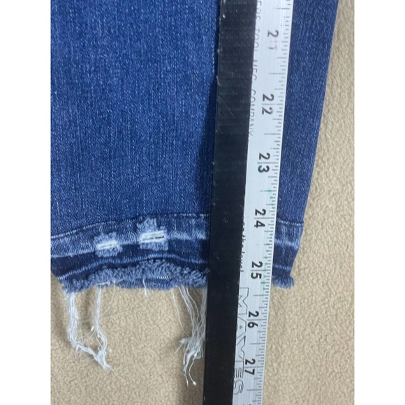 Madewell 10" High Rise Skinny Women's 24 Blue Casual Denim Stretch Button Fly - Picture 6 of 15